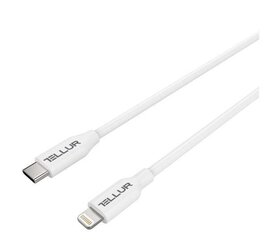 Tellur Data cable, Apple MFI Certified, Type-C to Lightning, 1m - White cena un informācija | Savienotājkabeļi | 220.lv