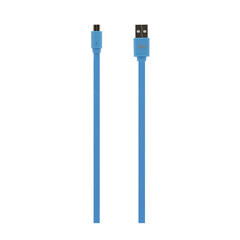 Tellur Data cable, USB to Micro USB, 1m - Blue cena un informācija | Savienotājkabeļi | 220.lv