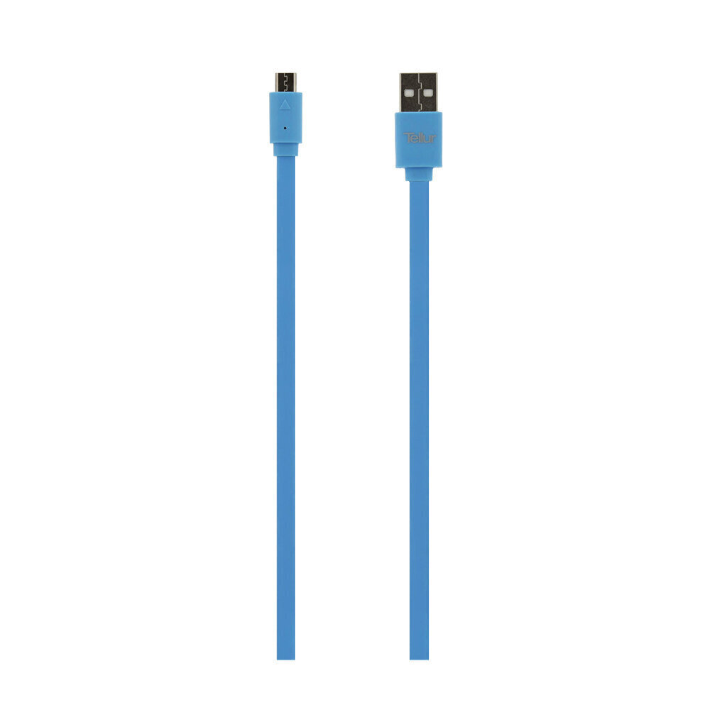 Tellur Data cable, USB to Micro USB, 1m - Blue cena un informācija | Savienotājkabeļi | 220.lv