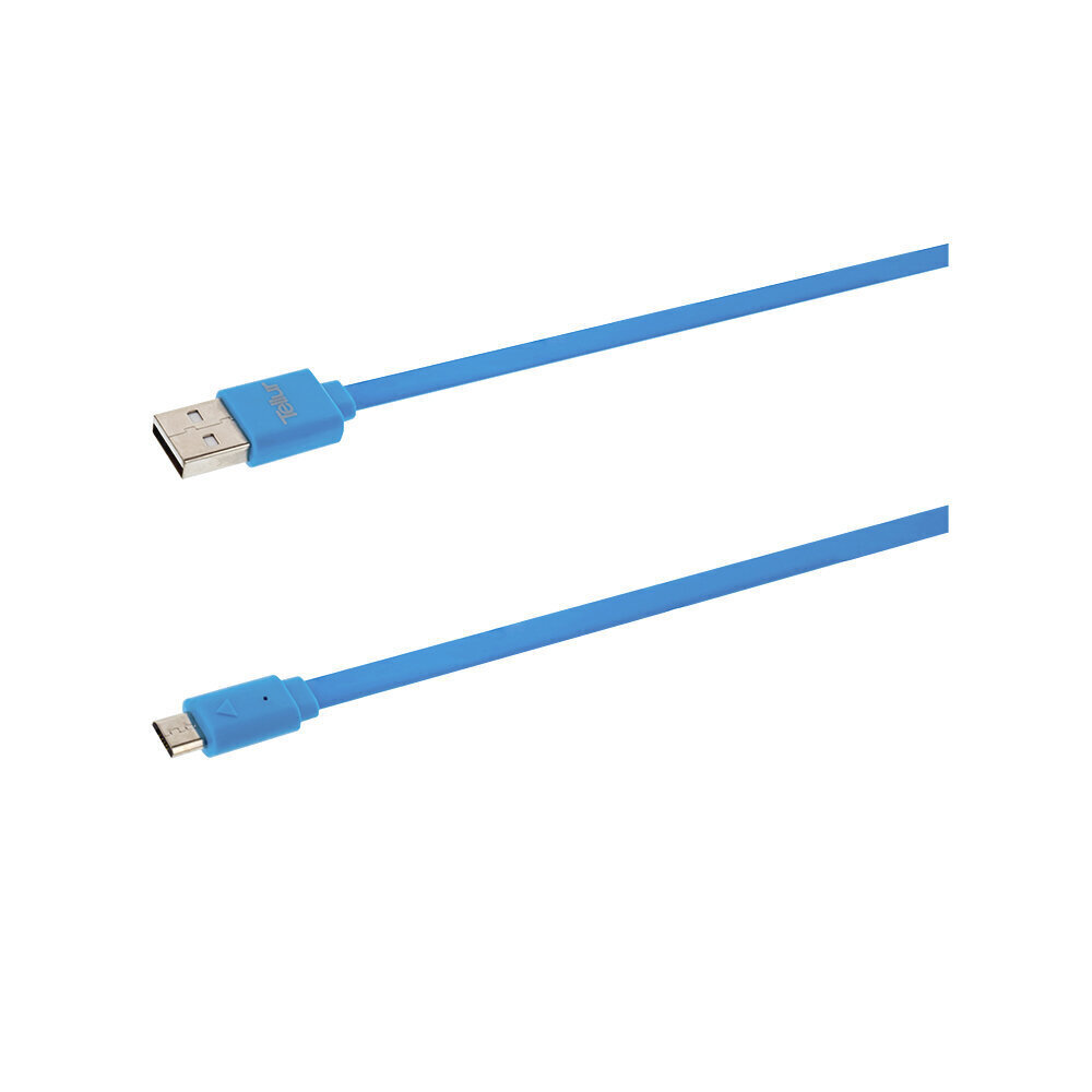 Tellur Data cable, USB to Micro USB, 1m - Blue cena un informācija | Savienotājkabeļi | 220.lv