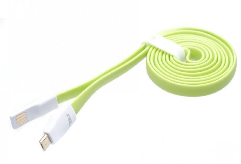 Tellur Data cable Magnetic, USB to Micro USB, 1.2m - Green cena un informācija | Savienotājkabeļi | 220.lv