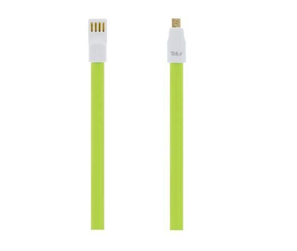 Tellur Data cable Magnetic, USB to Micro USB, 1.2m - Green cena un informācija | Savienotājkabeļi | 220.lv