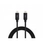 Tellur Data cable, Type-C to Type-C USB 3.1 Gen 2, 10Gbps, 5A, 1m - Black cena un informācija | Kabeļi un vadi | 220.lv