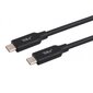 Tellur Data cable, Type-C to Type-C USB 3.1 Gen 2, 10Gbps, 5A, 1m - Black цена и информация | Kabeļi un vadi | 220.lv