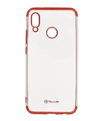 Tellur Cover Silicone Electroplated for Huawei P20 Lite red цена и информация | Чехлы для телефонов | 220.lv