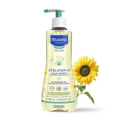 Очищающее масло для детей Mustela Stelatopia 500 мл цена и информация | Косметика для мам и детей | 220.lv