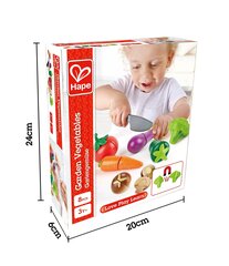 Rotaļlietu komplekts Hape Dārza dārzeņi, E3161B cena un informācija | Rotaļlietas meitenēm | 220.lv