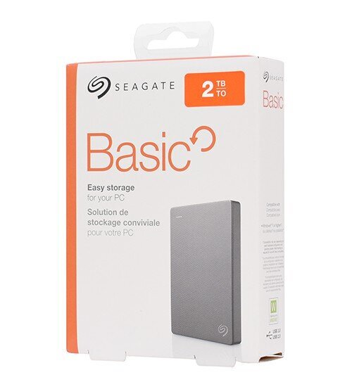 Seagate Basic, 2.5'', 2TB, USB 3.0 cena un informācija | Ārējie cietie diski | 220.lv