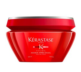 Atsvaidzinoša matu maska ar kokosriekstu ūdeni saulē novājinātiem matiem Kerastase Soleil 200 ml цена и информация | Средства для укрепления волос | 220.lv