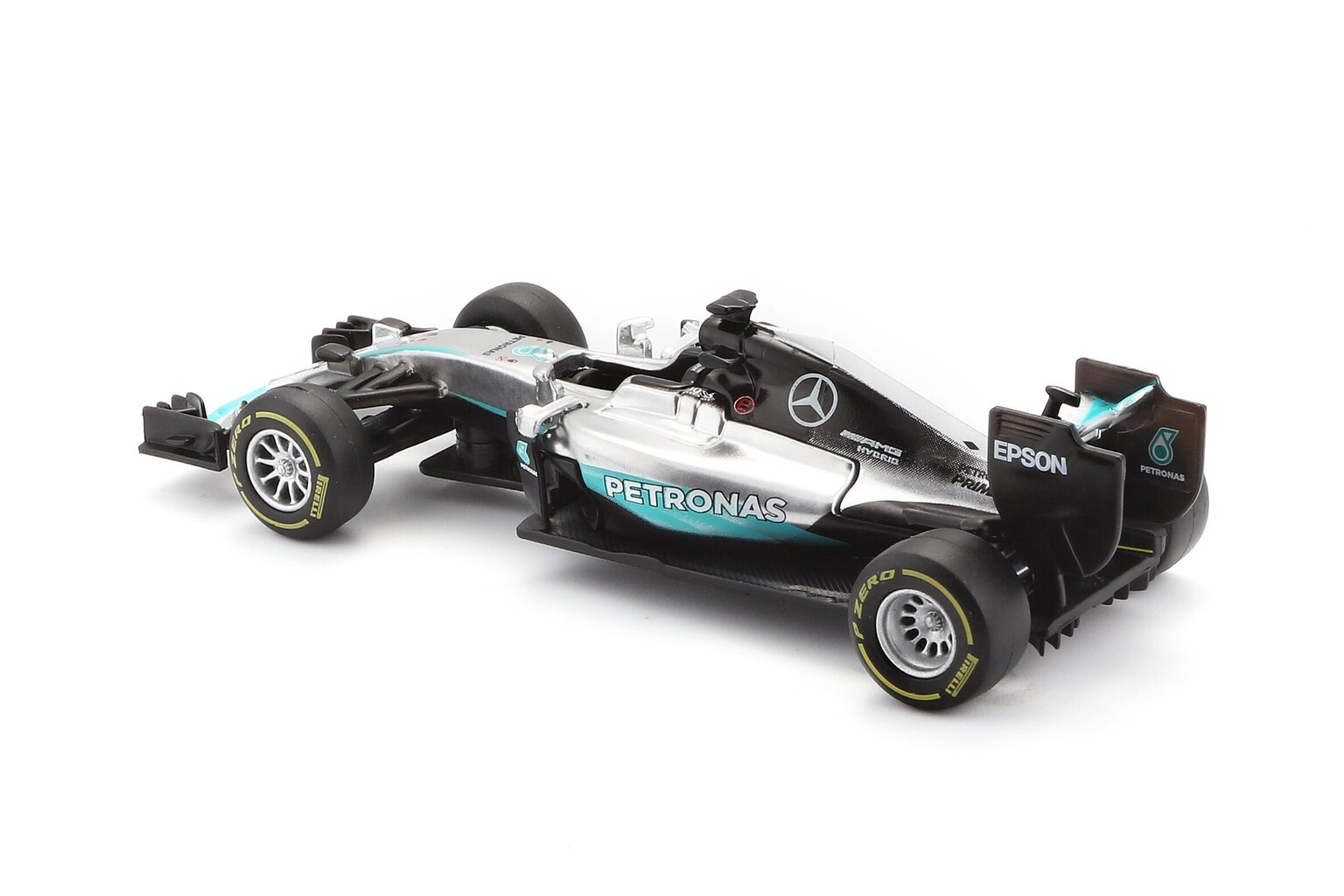 Automodelis Burrago 1/43 Racing 2016 Mercedes AMG Petronas W07 Hybrid, 18-38026 цена и информация | Rotaļlietas zēniem | 220.lv