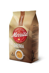 MERRILD Crema, кофе в зернах 1 кг цена и информация | Кофе, какао | 220.lv