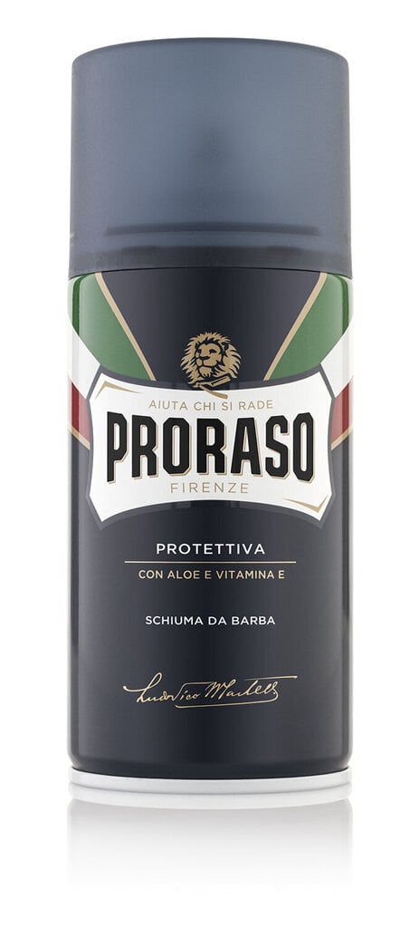 Mitrinošas skūšanās putas Proraso Blue Line Shaving Foam 300 ml cena un informācija | Skūšanās piederumi, kosmētika | 220.lv