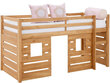 Bērnu gultiņa - rotaļu mājiņa Notio Living Alpi, gaiši brūna цена и информация | Bērnu gultas | 220.lv