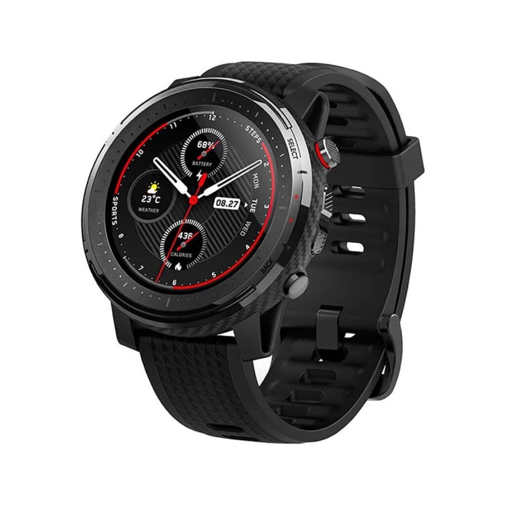 Amazfit Stratos 3 Black cena un informācija | Viedpulksteņi (smartwatch) | 220.lv