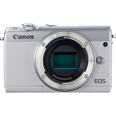 Canon EOS M100 Body (White) cena un informācija | Digitālās fotokameras | 220.lv