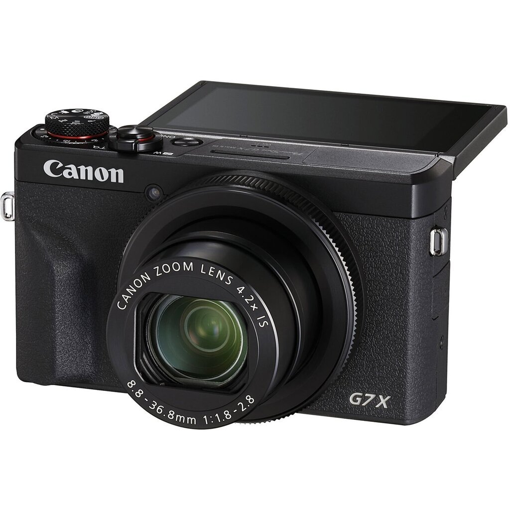 Canon PowerShot G7 X Mark III, Melna cena un informācija | Digitālās fotokameras | 220.lv