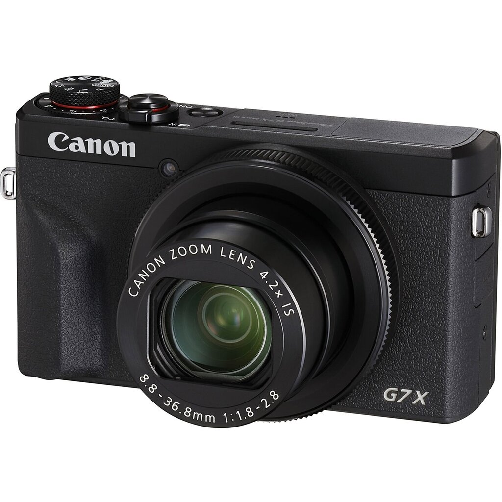 Canon PowerShot G7 X Mark III, Melna cena un informācija | Digitālās fotokameras | 220.lv