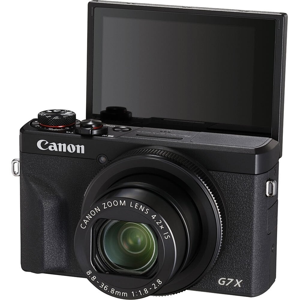 Canon PowerShot G7 X Mark III, Melna cena un informācija | Digitālās fotokameras | 220.lv