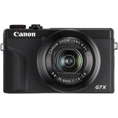 Canon PowerShot G7 X Mark III, Melna cena un informācija | Canon Mobilie telefoni, planšetdatori, Foto | 220.lv