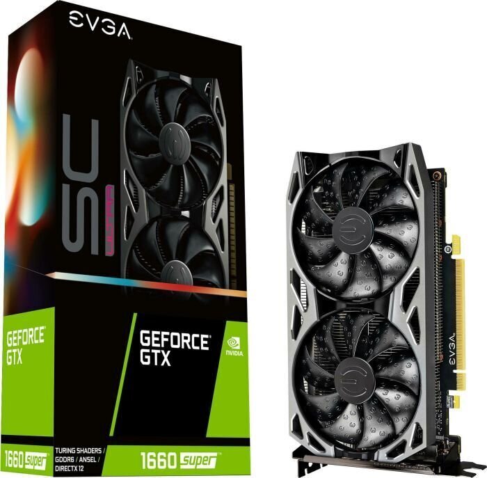 EVGA 06G-P4-1068-KR graphics card NVIDIA GeForce GTX 1660 SUPER 6 GB GDDR6 cena un informācija | Videokartes (GPU) | 220.lv