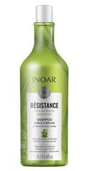 Spēka un spīduma šampūns INOAR Resistance Fibra de Bambu 1000 ml cena un informācija | Šampūni | 220.lv