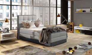 Кровать NORE ASTER, 90x200 см, серая/темно-серая цена и информация | Кровати | 220.lv