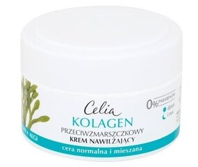 Mitrinošs sejas krēms Celia Collagen Algae 50 ml cena un informācija | Sejas krēmi | 220.lv