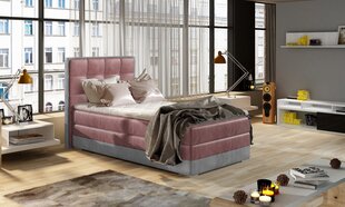 Кровать NORE ASTER, 90x200 см, розовая/серая цена и информация | Кровати | 220.lv