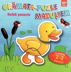 Raibā pasaule Grāmata - puzle mazuļiem цена и информация | Книги для малышей | 220.lv