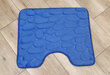 Memory foam paklājs "Benedomo" Deep blue, 50x60 cm cena un informācija | Vannas istabas aksesuāri | 220.lv