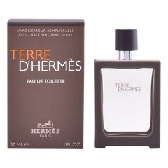 Туалетная вода Hermes Terre D'hermes EDT для мужчин 30 мл цена и информация | Мужские духи | 220.lv