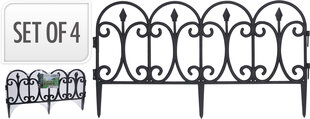 Progarden декоративный забор, 4 шт. цена и информация | Заборы и принадлежности к ним | 220.lv
