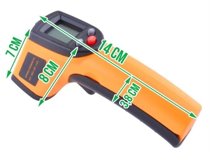 Bezkontakta digitālais termometrs InnoGIO Infrared Thermometer GIOSpeedy HW-2 cena un informācija | Mitruma, temperatūras, pH, ORP mērītāji | 220.lv