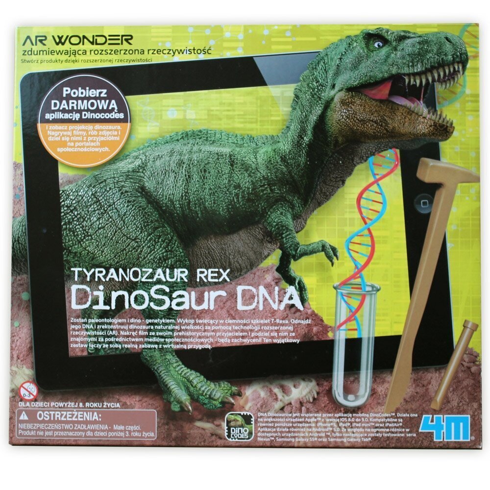 Radošais komplekts 4M Dinosaur DNA Tyrannosaurs цена и информация | Attīstošās rotaļlietas | 220.lv