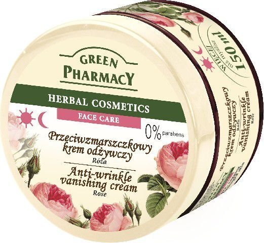 Sejas krēms Green Pharmacy Rose 150 ml цена и информация | Sejas krēmi | 220.lv