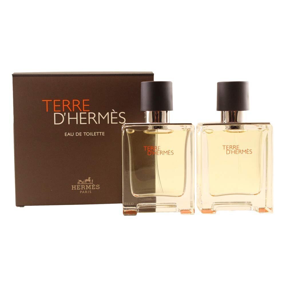 Komplekts vīriešiem Hermes Terre D'Hermes: EDT vīriešiem 50 ml x 2 cena un informācija | Vīriešu smaržas | 220.lv