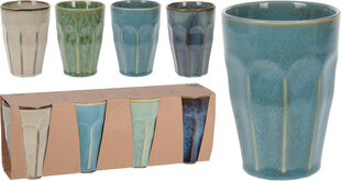 Набор керамических чашек, 4 шт. цена и информация | Стаканы, фужеры, кувшины | 220.lv