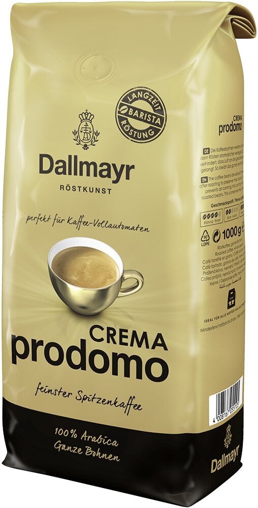 Kafijas pupiņas Dallmayr Crema Prodomo, 1kg cena un informācija | Kafija, kakao | 220.lv