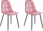 Набор из 4 обеденных стульев Notio Living Tito, розовый