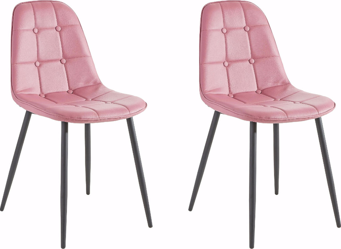 4-u ēdamistabas krēslu komplekts Notio Living Tito, rozā cena un informācija | Virtuves un ēdamistabas krēsli | 220.lv
