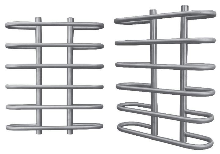 Dvieļu žāvētājs Rosela Gama, Matēts tērauds, 500x900 mm, 420W cena un informācija | Dvieļu žāvētāji | 220.lv