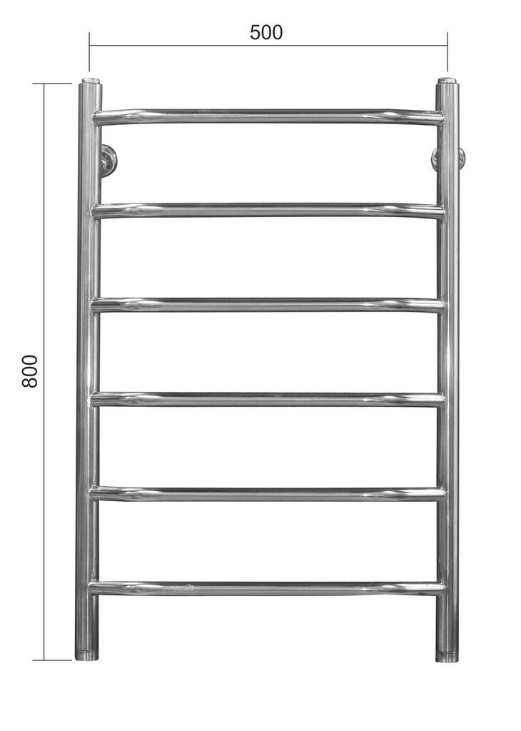 Dvieļu žāvētājs Rosela E, 500x800 mm, 400W cena un informācija | Dvieļu žāvētāji | 220.lv