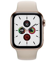 Apple Watch s5 44 mm + Cellular, Zeltains cena un informācija | Viedpulksteņi (smartwatch) | 220.lv