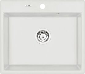 Deante гранитная кухонная мойка Deante Andante ZQN A103, Alabaster цена и информация | Раковины на кухню | 220.lv