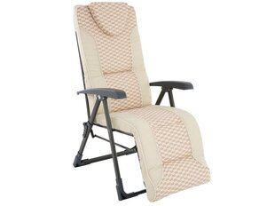Āra krēsls Patio Mijas Plus 2in1, krēmkrāsas cena un informācija | Dārza krēsli | 220.lv
