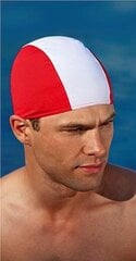 Peldēšanas cepurīte FASHY Mens Cap, sarkana/balta cena un informācija | Peldcepures | 220.lv