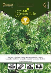 Sējas koriandrs CONFETTI „GREEN LIFE” 3 G cena un informācija | Garšvielu sēklas | 220.lv