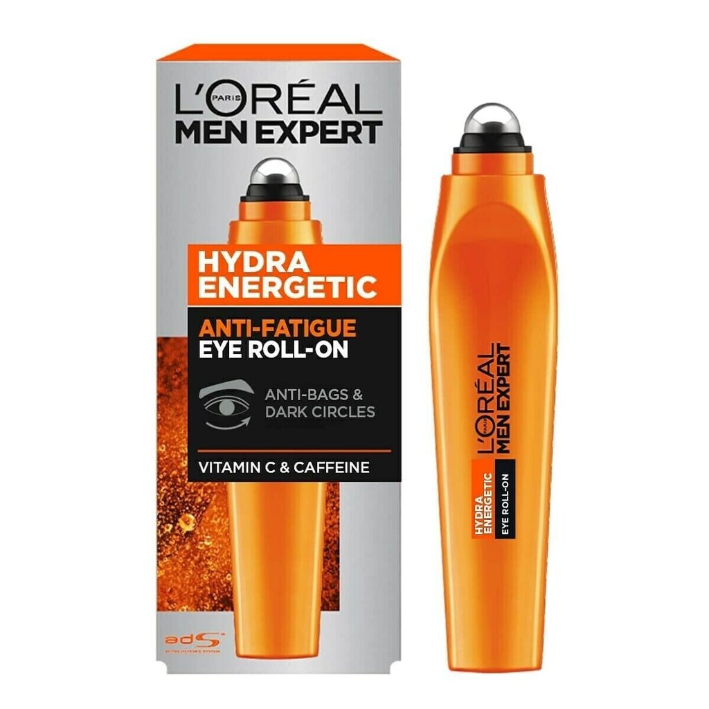 Atvēsinoša acu želeja vīriešiem L'Oreal Paris Men Expert Hydra Energetic Ice Cool Eye Roll On 10 ml cena un informācija | Acu krēmi, serumi | 220.lv