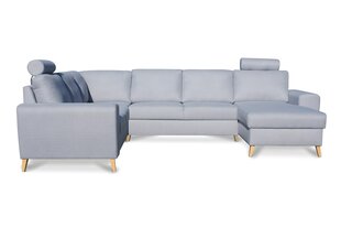 Stūra dīvāns TMS Rainbow, zils цена и информация | Угловые диваны | 220.lv