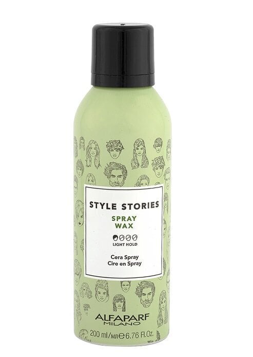 Vājas fiksācijas izsmidzināms matu vasks Alfapraf Milano Style Stories 200 ml цена и информация | Matu veidošanas līdzekļi | 220.lv